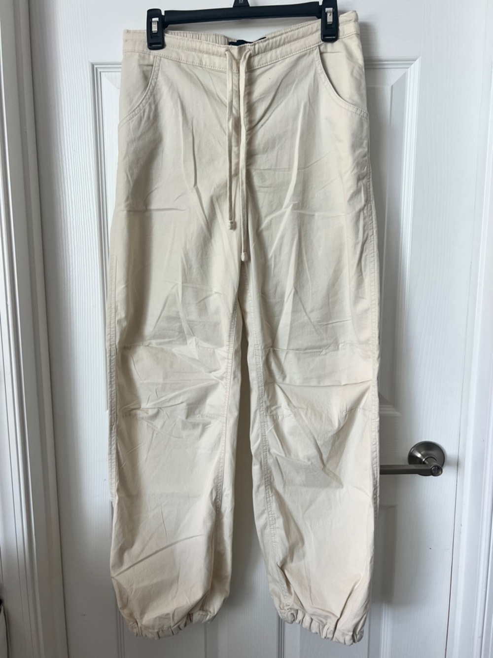Hollister Off-White baggy parachute pants